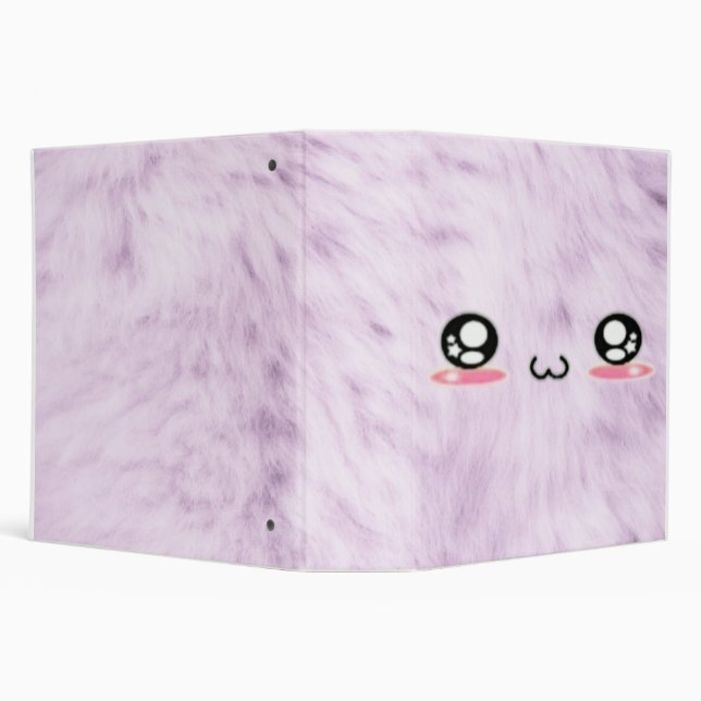 2" Fuzzy Kawaii Binder (Background)