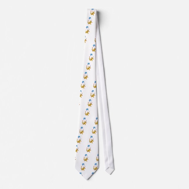2 Geckos Neck Tie (Front)