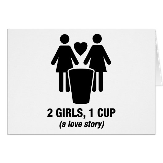 2 girls one cup - 2girls1cup - funny tee (Front Horizontal)