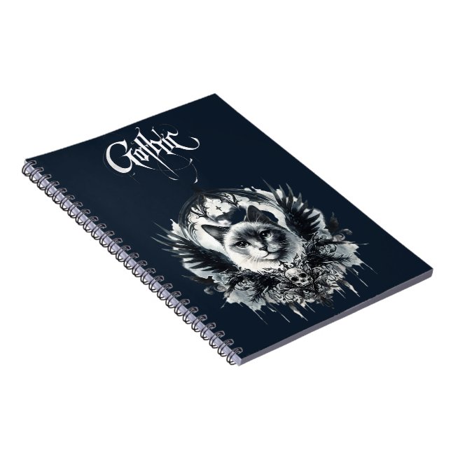 #2 Gothic Cat Notebook (Right Side)