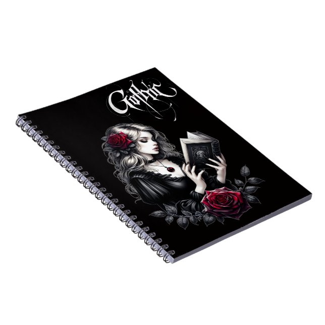 #2 Gothic  Spiral Photo Notebook (Right Side)