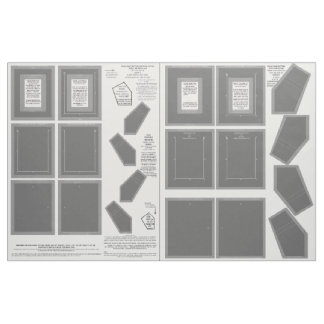 2 Gray Zazzle Fabric photo frame crafts