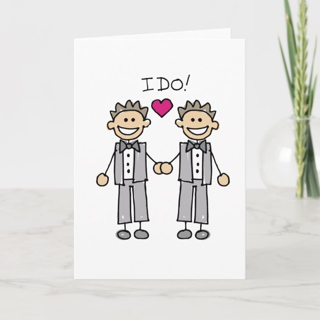 2 Grooms Card (Front)