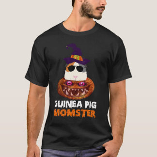 2 Guinea Pig Momster Pumpkin Monster Funny Hallowe T-Shirt