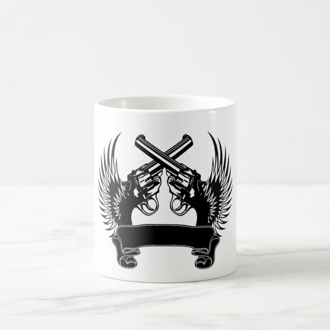 2 GUNS UP CUSTOMIZABLE COFFEE MUG (Center)