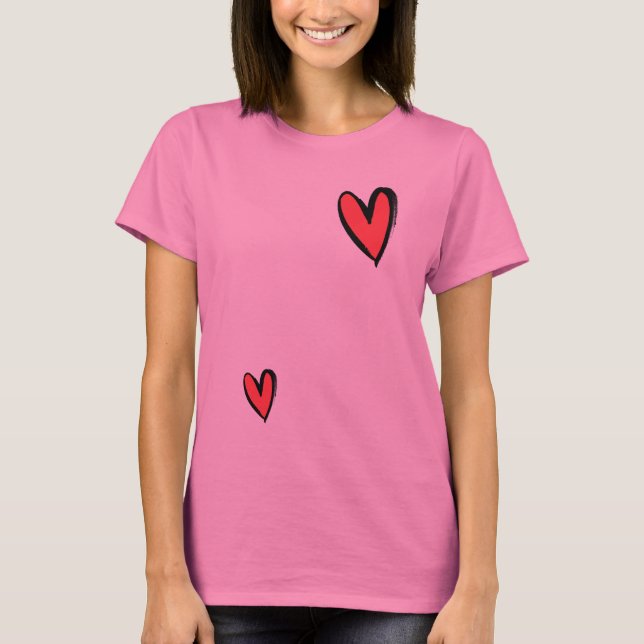 2 Hearts in one package T-Shirt (Front)