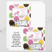 2 Hershey's Large Bar Wrapper Jungle Queen Tiger (Front/Back)