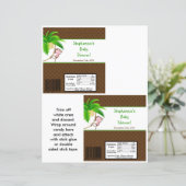 2 Hershey's Large Bar Wrapper Monkey Swing Jungle (Standing Front)