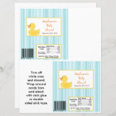 2 Hershey's Large Bar Wrapper Rubber Ducky Bubbles (Front/Back)