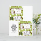 2 Hershey's Large Bar Wrapper Woodland Friends (Standing Front)