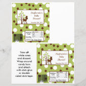 2 Hershey's Large Bar Wrapper Woodland Friends (Front)