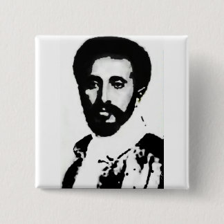 2" HIM Haile Selassie I Badge Pinback Button