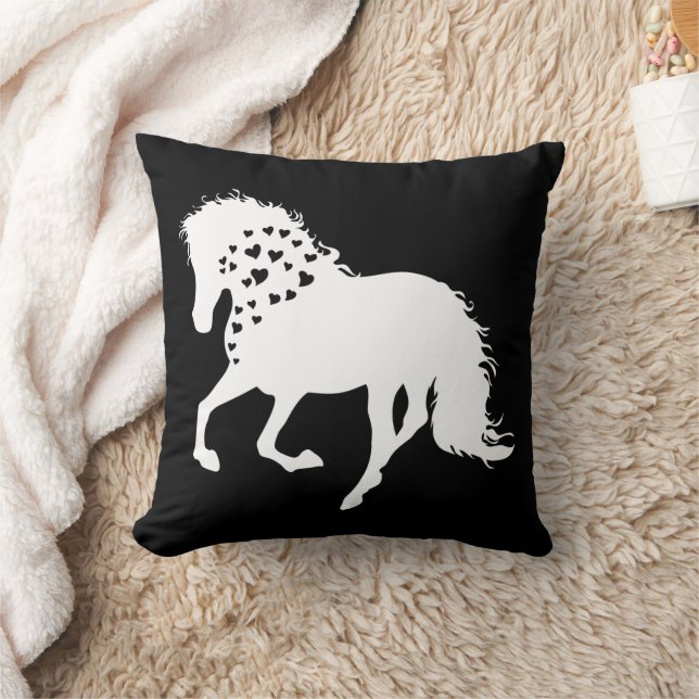 2- Horse Shirt, Horse Lover Tee, Girls Horse Throw Pillow (Blanket)