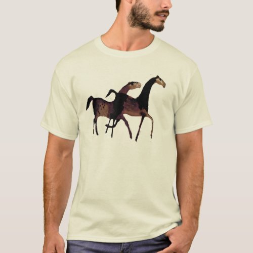 2 Horses T_Shirt