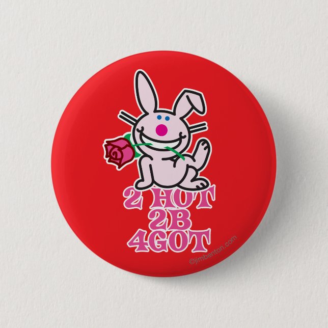 2 Hot Pinback Button (Front)