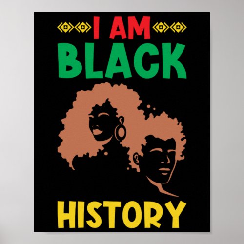 2 I Am Black History ManuelPng Poster