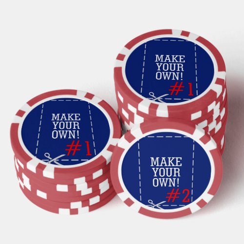 2 Images to Make Your Own Easily in 2 Steps Poker Chips