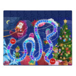 2 in 1 Santa and His Elves Boardgame Jigsaw Puzzle