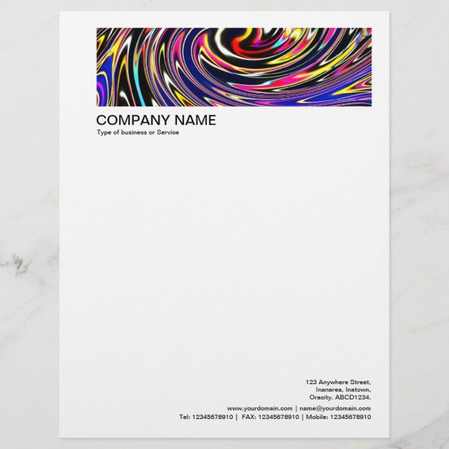 2 in Header 1/2 In Border 1in L Margin - Swirl Letterhead (Front)