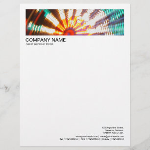 2 in Header 1/2 Inch Border - Ferris Wheel Letterhead