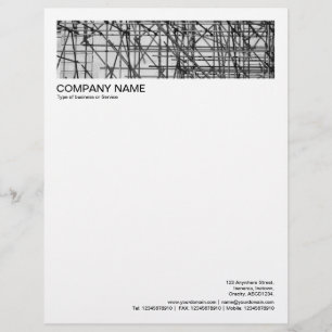 2 in Header 1/2 Inch Border - Scaffold Letterhead