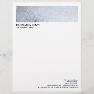 2 in Header 1/2 Inch Border - Soap Suds Letterhead