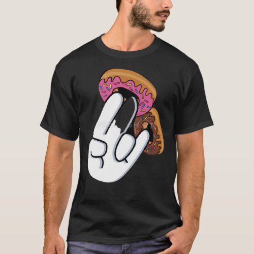 2 In The Pink 1 In the Stink Dirty Donut Funny Gif T_Shirt