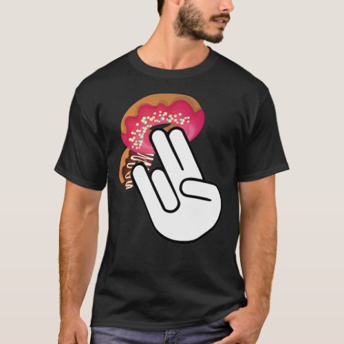 2 In The Pink 1 In the Stink Dirty Donut Funny Gif T_Shirt