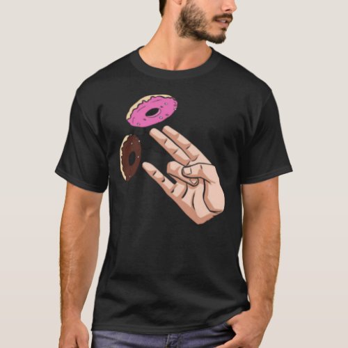 2 In The Pink 1 In the Stink Dirty Donut Funny Gif T_Shirt