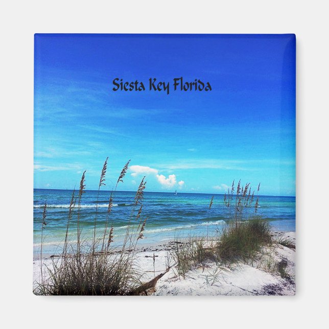 2 inch Siesta Key magnet (Front)