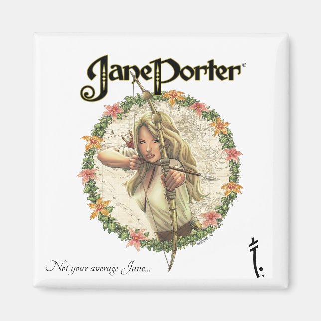 2 Inch Square Magnet (Front)