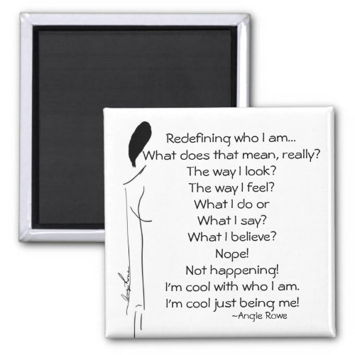 2 Inch Square Poetry Magnet