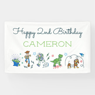 2 Infinity and Beyond Toy Story - 2nd Birthday Banner