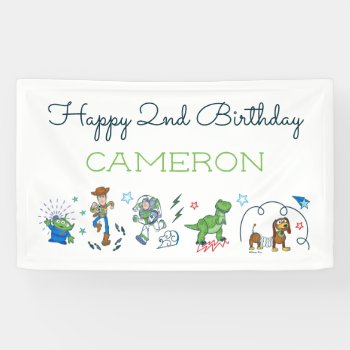 2 Infinity And Beyond Toy Story - 2nd Birthday Banner by ToyStory at Zazzle