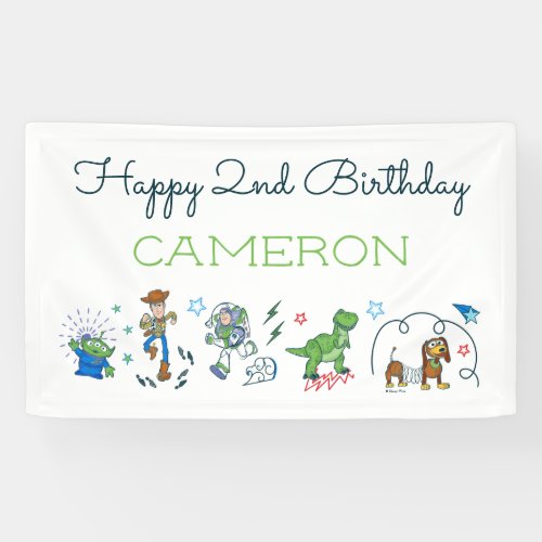 2 Infinity and Beyond Toy Story _ 2nd Birthday Banner