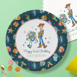 2 Infinity and Beyond Toy Story - 2nd Birthday Paper Plates<br><div class="desc">Make your little one’s 2nd birthday extra special with these "2 Infinity and Beyond" Toy Story paper plates! Featuring Buzz Lightyear, Woody, and vibrant space-themed details, this playful design captures the adventurous spirit of the Pixar classic. Perfect for a storybook-themed celebration, these plates add a fun and colorful touch to...</div>