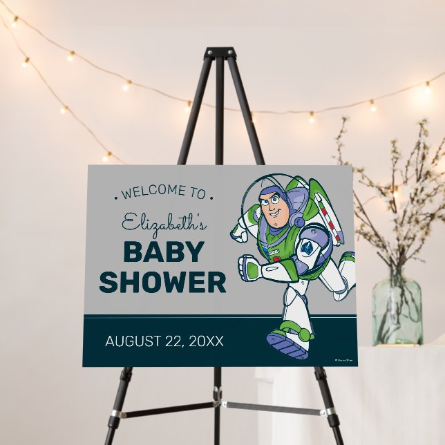 2 Infinity and Beyond Toy Story - Baby Shower Foam Board (In Situ (Stand))