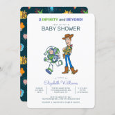 2 Infinity And Beyond Toy Story - Twin Baby Shower Invitation | Zazzle