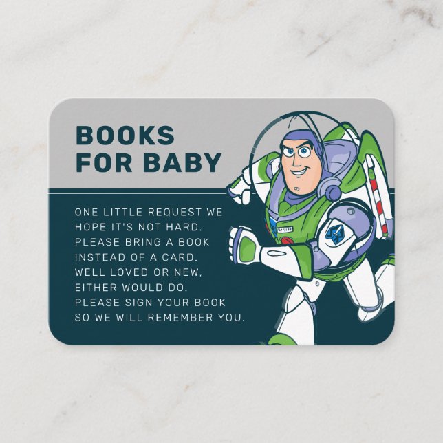 2 Infinity and Beyond Toy Story - Baby Shower Place Card (Front)