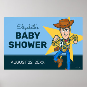 2 Infinity and Beyond Toy Story - Baby Shower Poster