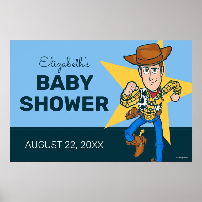 2 Infinity and Beyond Toy Story - Baby Shower Poster (Front)