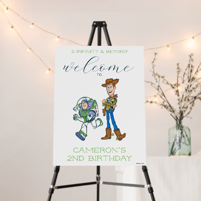 2 Infinity and Beyond Toy Story - Birthday Welcome Foam Board