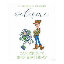 2 Infinity and Beyond Toy Story - Birthday Welcome Poster