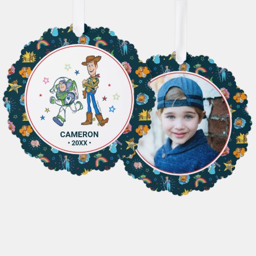2 Infinity and Beyond Toy Story Ornament Card