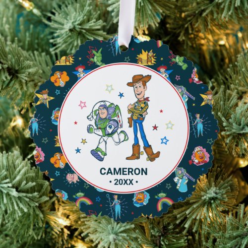 2 Infinity and Beyond Toy Story Ornament Card