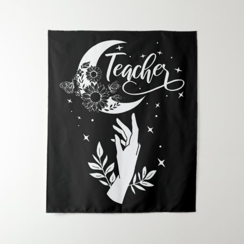 2_ Inspirational Teacher Shirt Minimalist Teacher Tapestry