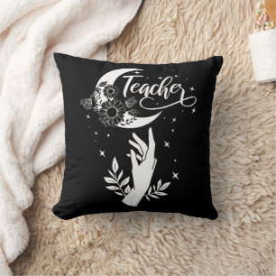 2- Inspirational Teacher Shirt, Minimalist Teacher Throw Pillow