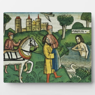 2 Kings 5 14 The cleansing of Naaman, from the 'Nu Plaque