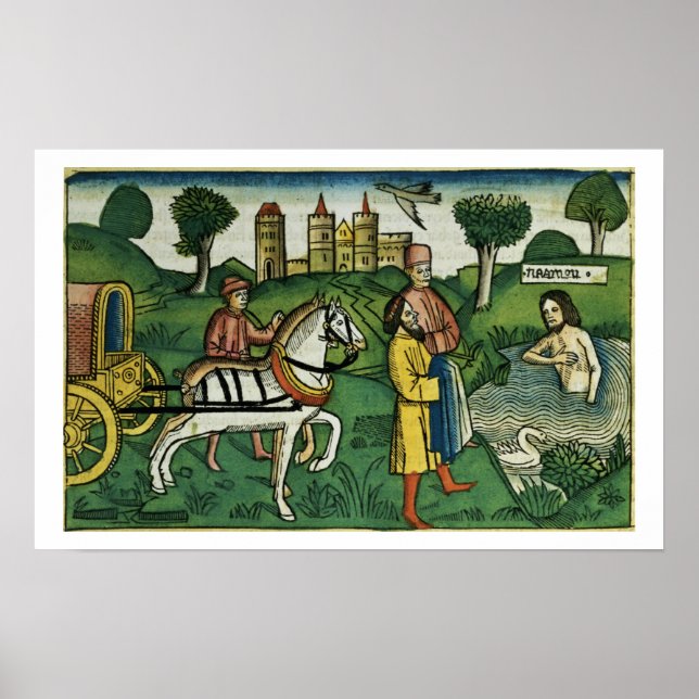 2 Kings 5 14 The cleansing of Naaman, from the 'Nu Poster (Front)