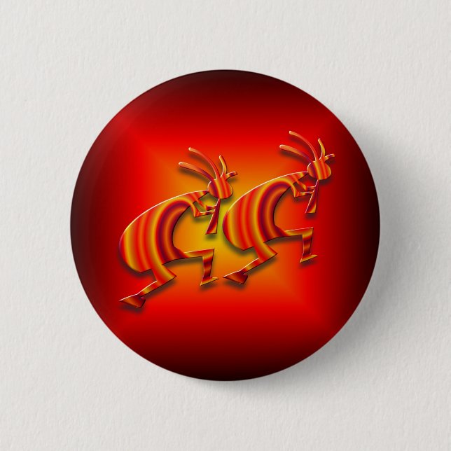 2 Kokopelli #73 Button (Front)